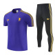 26-27 Man Utd Purple Short shirts and Long trousers Suit (圆领)