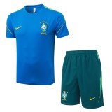 26-27 Brazil Lake blue Training Short Suit #J26028