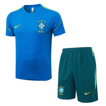 26-27 Brazil Lake blue Training Short Suit #J26028