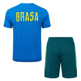 26-27 Brazil Lake blue Training Short Suit #J26028