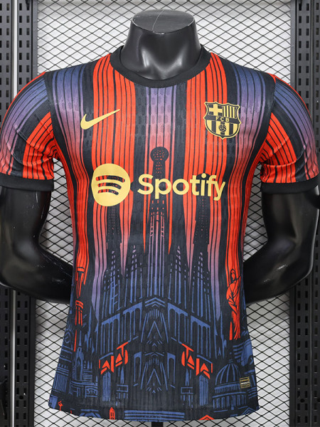 26-27 BAR Red Blue Special Edition Player Version Training Shirts