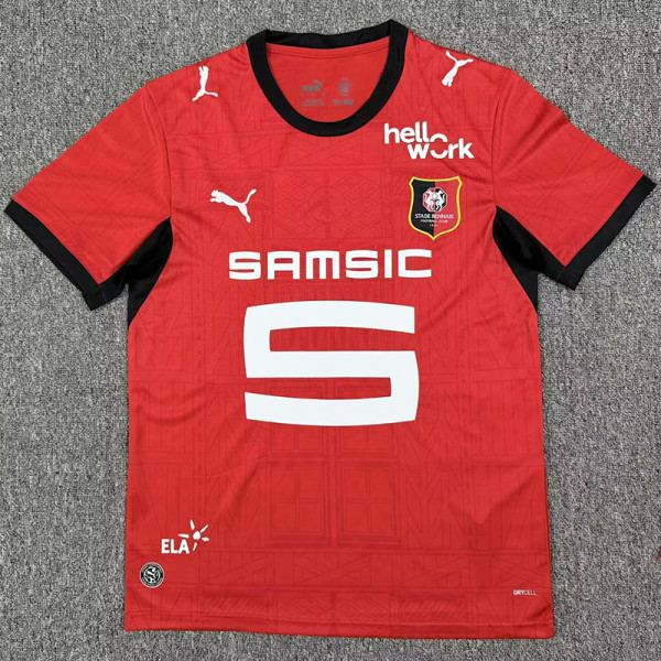 26-27 Stade Rennais Home Fans Soccer Jersey