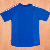 2002 France Home Retro Soccer Jersey