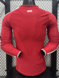 26-27 Man Utd Home Long Sleeve Player Version Soccer Jersey (长袖球员)
