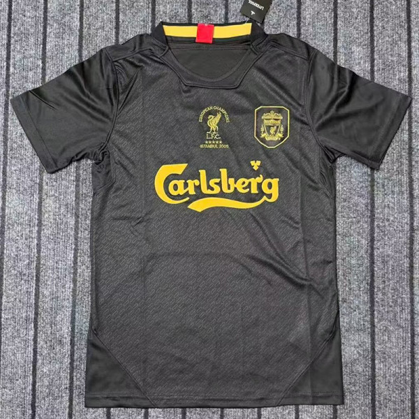 2005 LIV Black Retro Soccer Jersey (纪念版)
