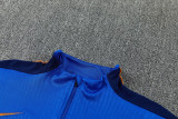26-27 France Fancy blue Half Pull Tracksuit (半拉链)