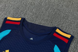 26-27 Spain Royal blue Tank top and shorts suit