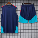 26-27 Spain Royal blue Tank top and shorts suit