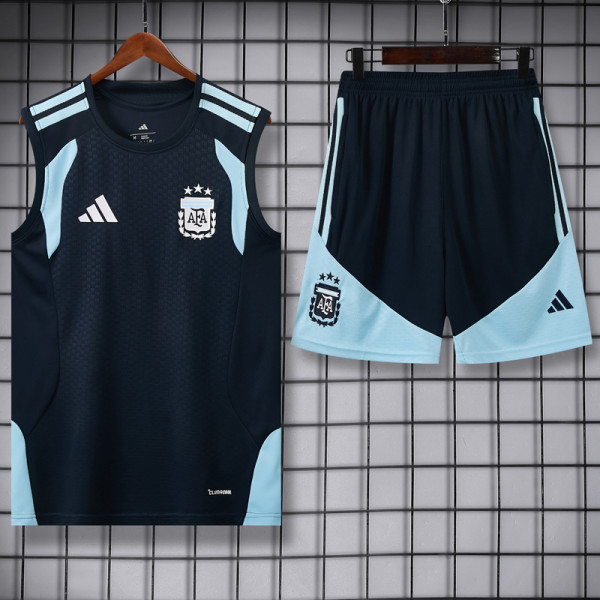 26-27 Argentina Royal blue Tank top and shorts suit