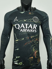 25-26 PSG Jordan Night Edition Long Sleeve Player Version Soccer Jersey (长袖球员)
