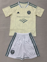 26-27 Portland Timbers Away Kids Soccer Jersey