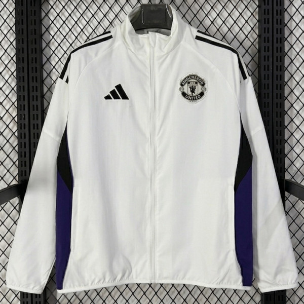 26-27 Man Utd White Windbreaker