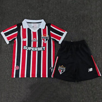26-27 Sao Paulo Away Kids Soccer Jersey