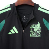 26-27 Mexico Black Top Half Pull Tracksuit (半拉上衣)
