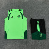 26-27 Mexico Green Tank top and shorts suit