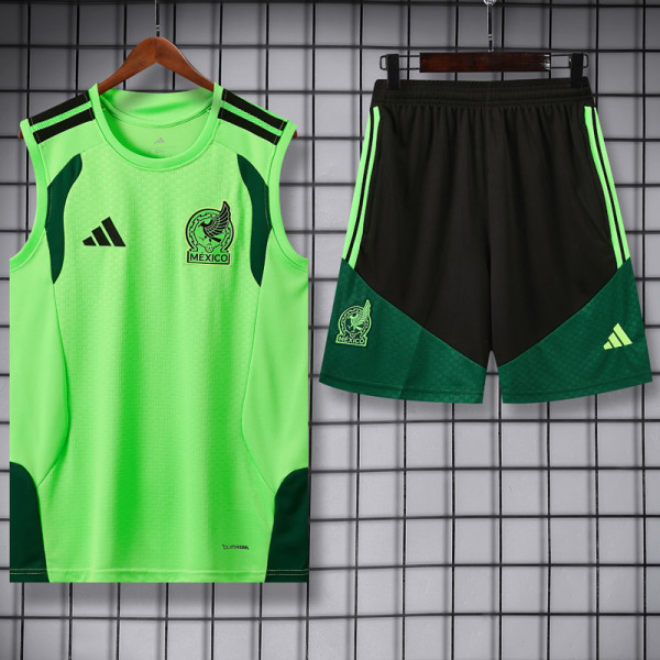 26-27 Mexico Green Tank top and shorts suit