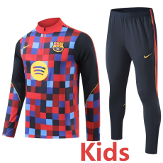 26-27 BAR Red Kids Half Pull Tracksuit (童装)(半拉链)