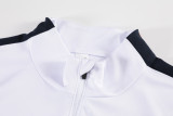 26-27 France White Kids Half Pull Tracksuit (童装)(半拉链)