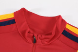 26-27 Spain Red Half Pull Tracksuit (半拉链)