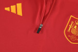 26-27 Spain Red Kids Half Pull Tracksuit (童装)(半拉链)