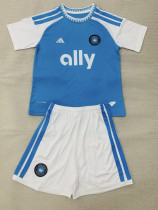 26-27 CHarlotte FC Home Kids Soccer Jersey