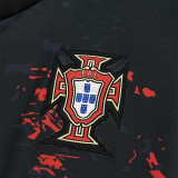 26-27 Portugal CR7 Red Black Fans Training shirts