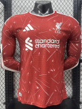 26-27 LIV Home Long Sleeve Player Version Soccer Jersey (长袖球员)