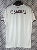 26-27 Benfica Beige White Fans Soccer Jersey
