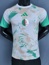 26-27 Algeria Green Yellow White Player Version Training shirts