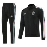 26-27 Belgium Black Jacket Tracksuit #01