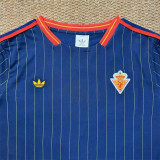26-27 Spain Royal blue Casual Edition Fans Training shirts