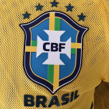 2026 World Cup Brazil Yellow Walkout Jacket (Hooded) #单上衣