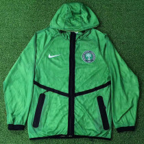 2026 Nigeria Green Walkout Jacket (Hooded) #单上衣