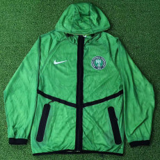 2026 Nigeria Green Walkout Jacket (Hooded) #单上衣