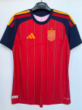 26-27 Spain Home Player Version Soccer Jersey
