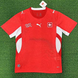 26-27 Switzerland Home Fans Soccer Jersey