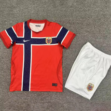 26-27 Norway Home Kids Soccer Jersey