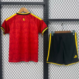 26-27 Belgium Home Kids Soccer Jersey