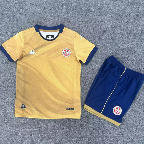 25-26 Tunisia Third Kids Soccer Jersey