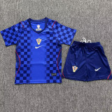 26-27 Croatia Away Kids Soccer Jersey