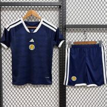 26-27 Scotland Home Kids Soccer Jersey