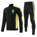 26-27 Brazil Black Jacket Tracksuit