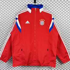 2014-2015 Bayern Red Retro Windbreaker