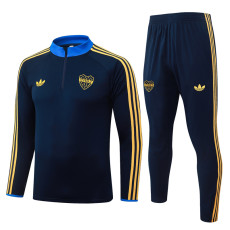 26-27 Boca Juniors Royal blue Half Pull Tracksuit #B26046(半拉链)