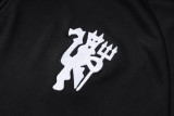 26-27 Man Utd Black Half Pull Tracksuit #B26048(半拉链)