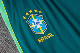 26-27 Brazil Lake blue Half Pull Tracksuit #B26041(半拉链)