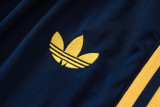 26-27 Boca Juniors Royal blue Half Pull Tracksuit #B26046(半拉链)