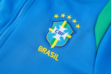 26-27 Brazil Lake blue Jacket Tracksuit #A26043