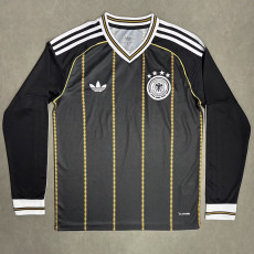 26-27 Germany Black Gold Long Sleeve Soccer Jersey (长袖)