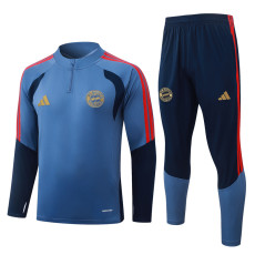 26-27 Bayern Gray Blue Half Pull Tracksuit #B26050(半拉链)